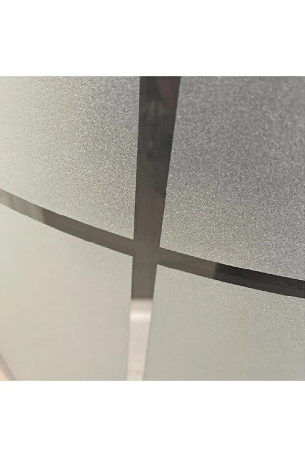 Duşakabin Kare Siyah Kumlama Karomat Desen Cam